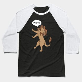 Majestic Lion Baseball T-Shirt